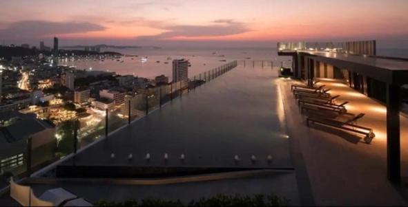 Thebase Condo 14F & Infinity Pool Pattaya Exterior photo